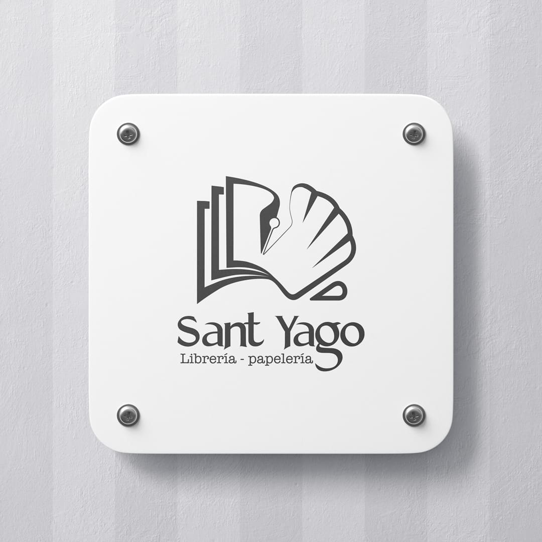 Logo para Librería Sant Yago - Agarimo Comunicación