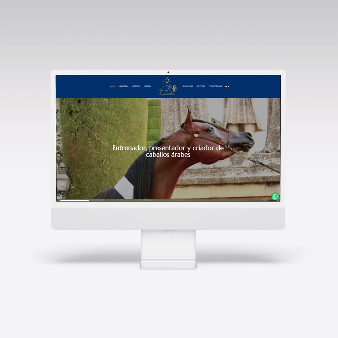 Web para Fuengo Arabian - Agarimo Comunicación