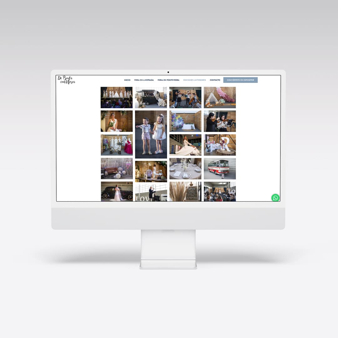 Web para De Boda con Nerea - Agarimo Comunicación