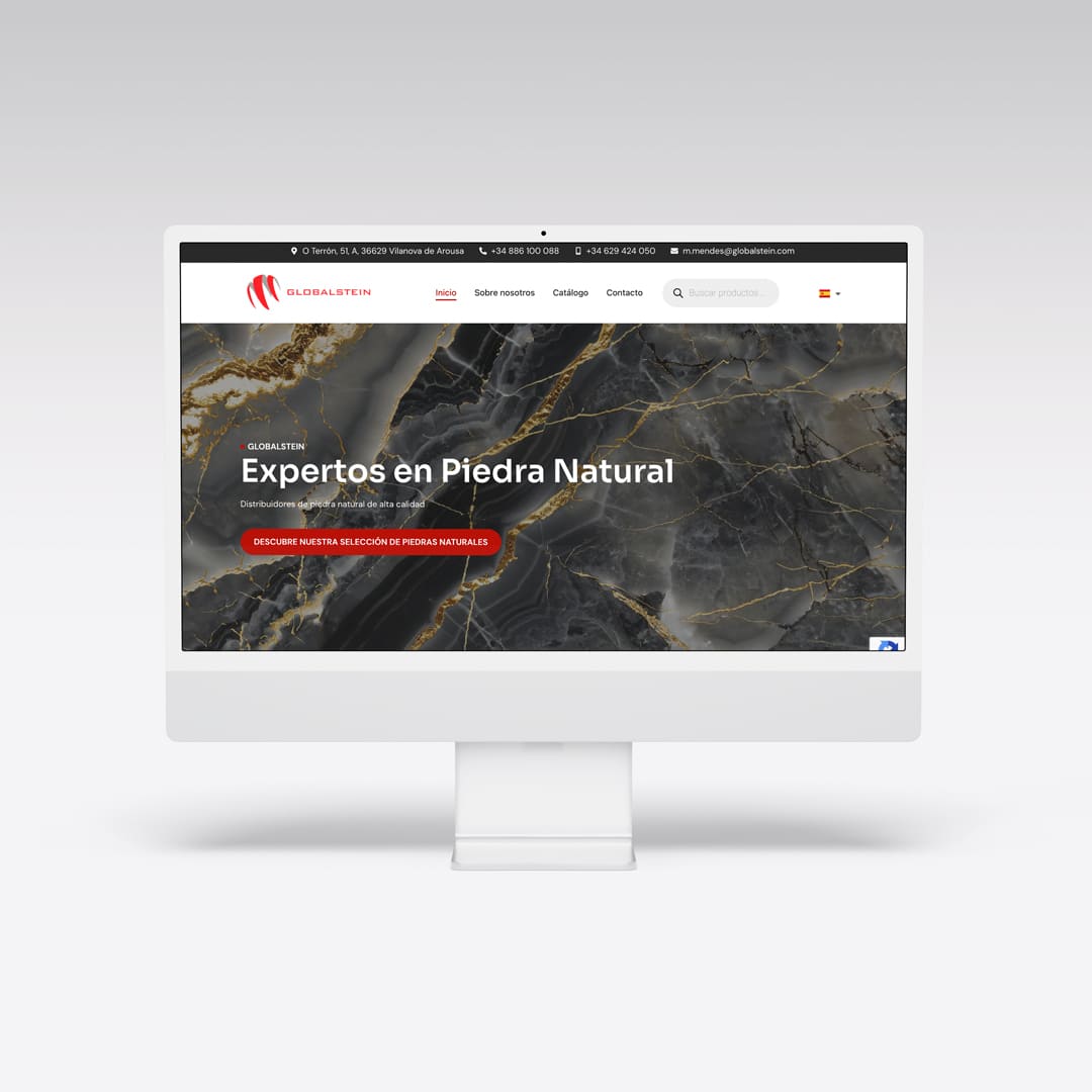 Web para Globalstein - Agarimo Comunicación