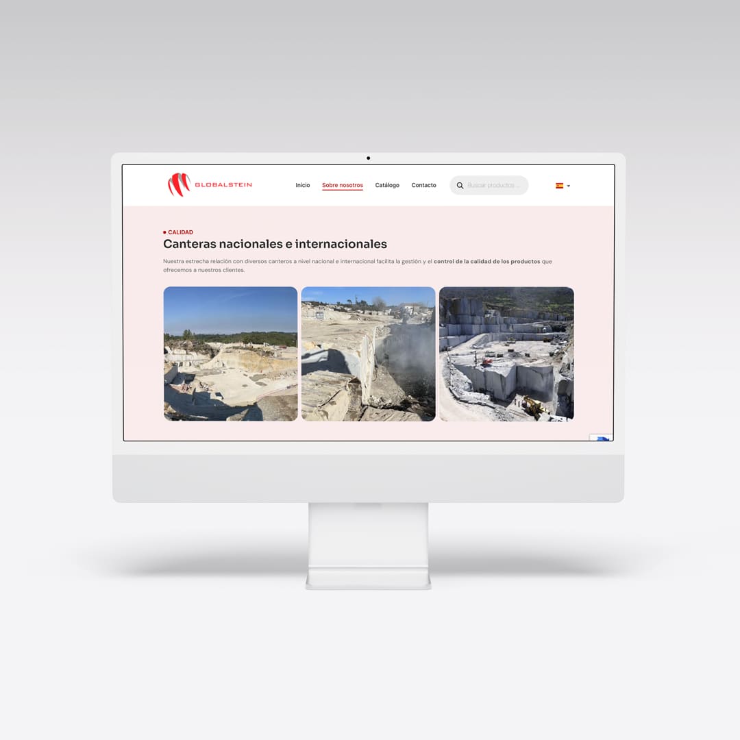 Web para Globalstein - Agarimo Comunicación